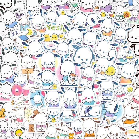 Cute Pochacco Stickers - Picture 1 of 1